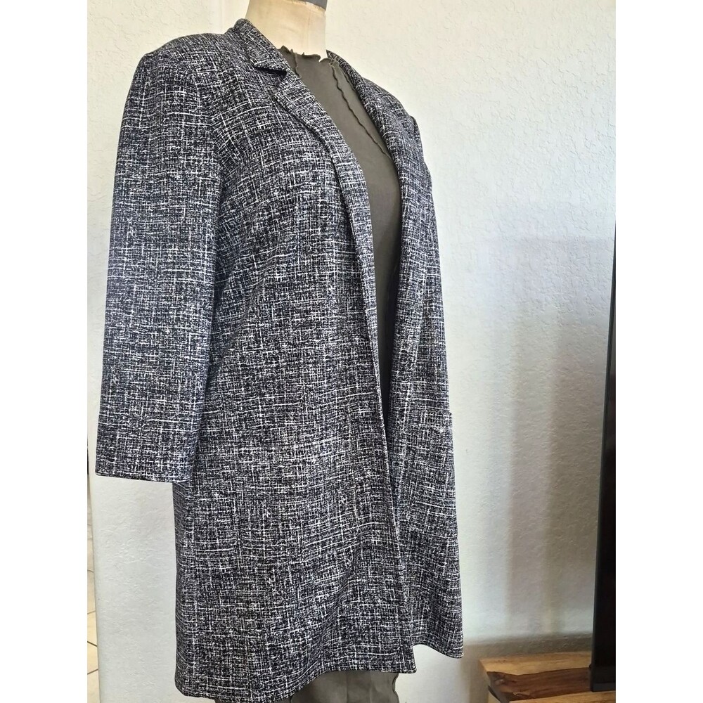 NYCC Long Open Cardigan/ Duster Wrinkle Free with pockets Sz Medium